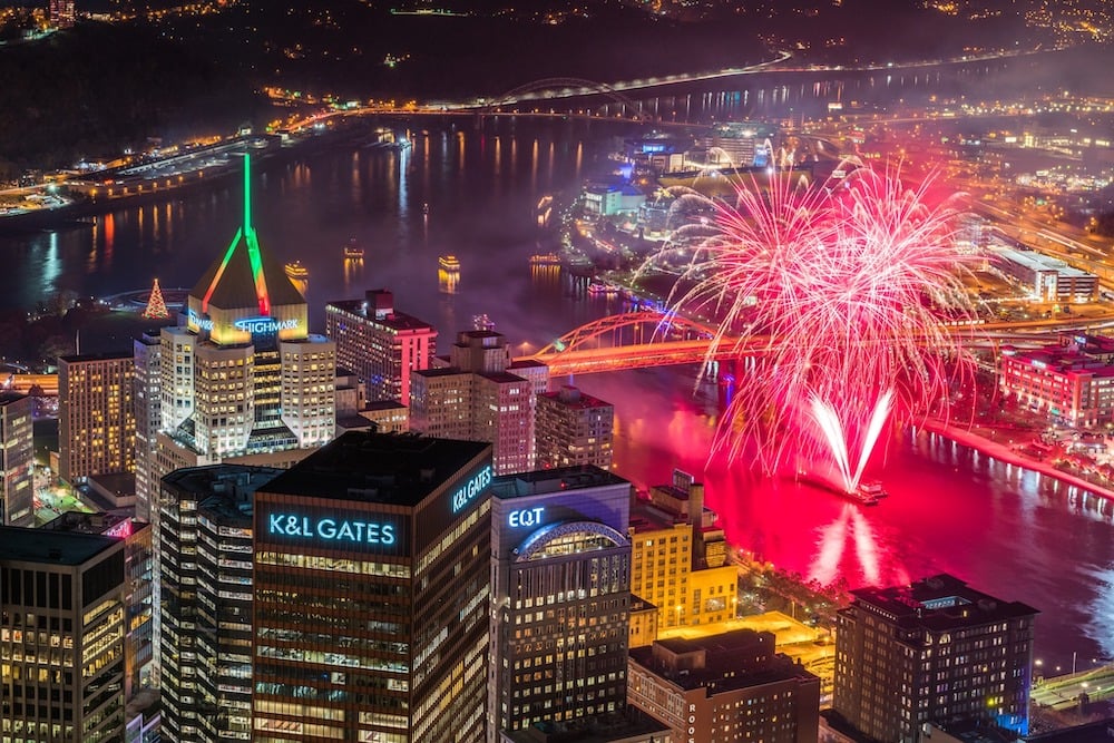 Light Up Night Dave Dicello Firework River