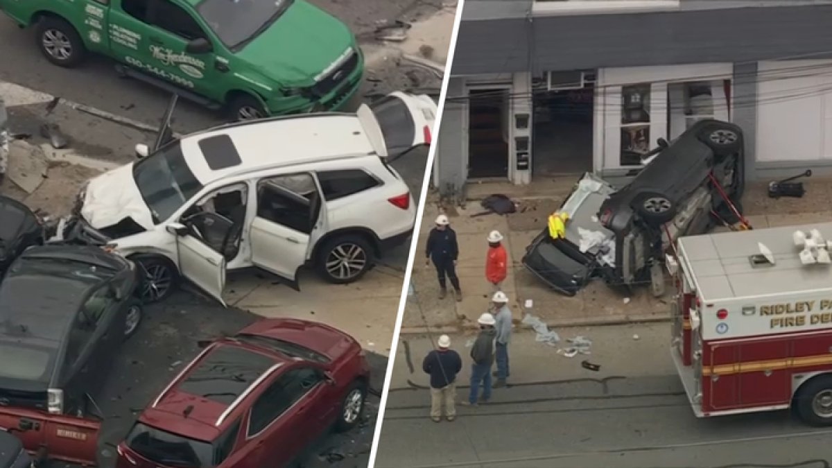 5 hospitalized in crash that closed Chester Pike in Delco – NBC10 Philadelphia