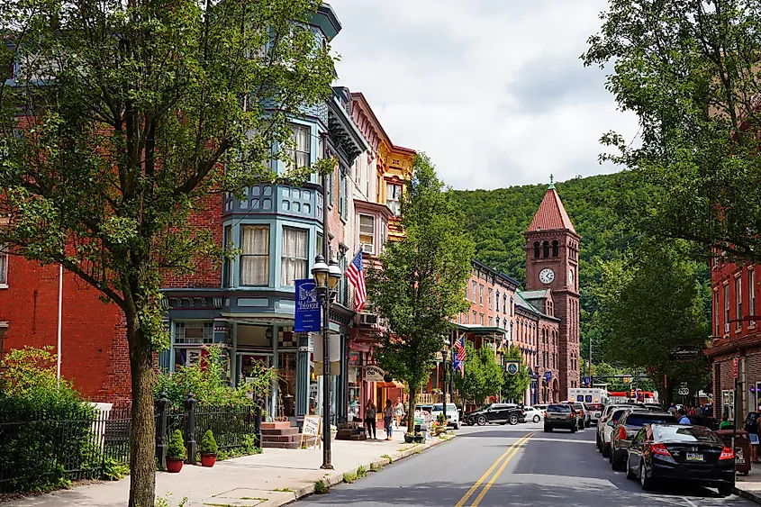 The charming town of Jim Thorpe, Pennsylvania