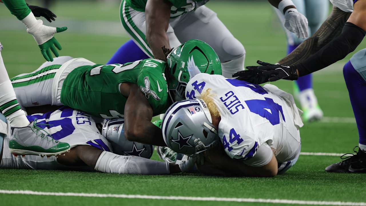 En acción: Philadelphia Eagles vs Dallas Cowboys