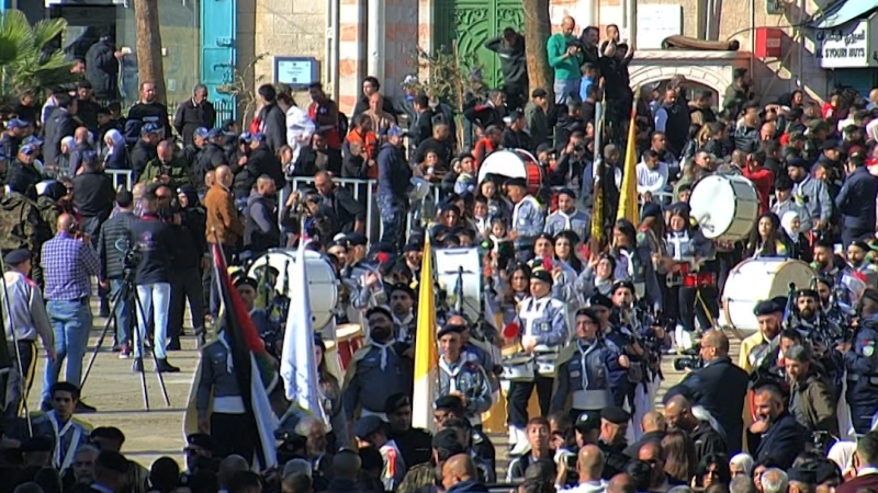 Bethlehem celebrates first Christmas in three years