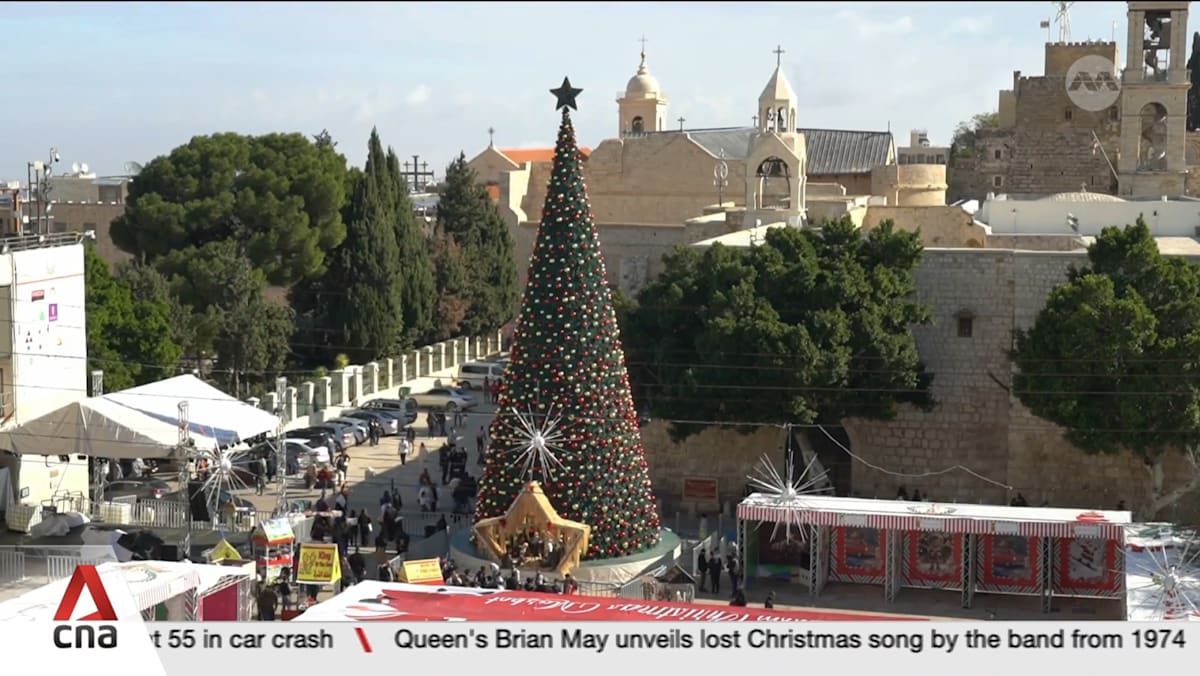 Christmas spirit returns to Bethlehem after two years of war in Gaza