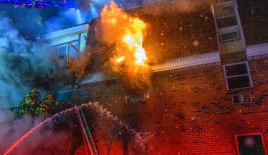 Fire breaks out at Whitehall Township apartment building: Photos