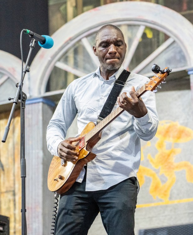 Cedric Burnside is part of a blues-rock trio coming to the region. (Associated Press)