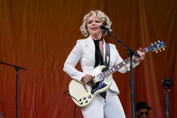 Samantha Fish is one of the headliners in the blues-rock Shake 'Em Down Tour coming to the Keswick Theatre. (Associated Press)