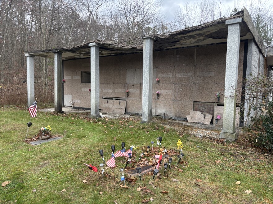 The mausoleum at Good Shepherd Memorial Park was vandalized sometime between Nov. 1-6, according to Plains Township Police.