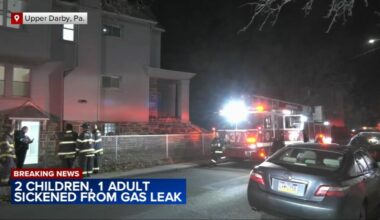 Gas leak sickens 2 children, 1 adult in Upper Darby