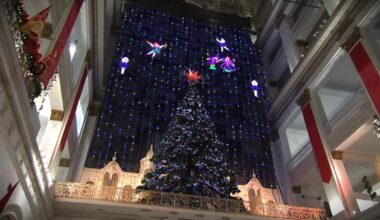 The Wanamaker Light Show and Dickens Village return for the holidays