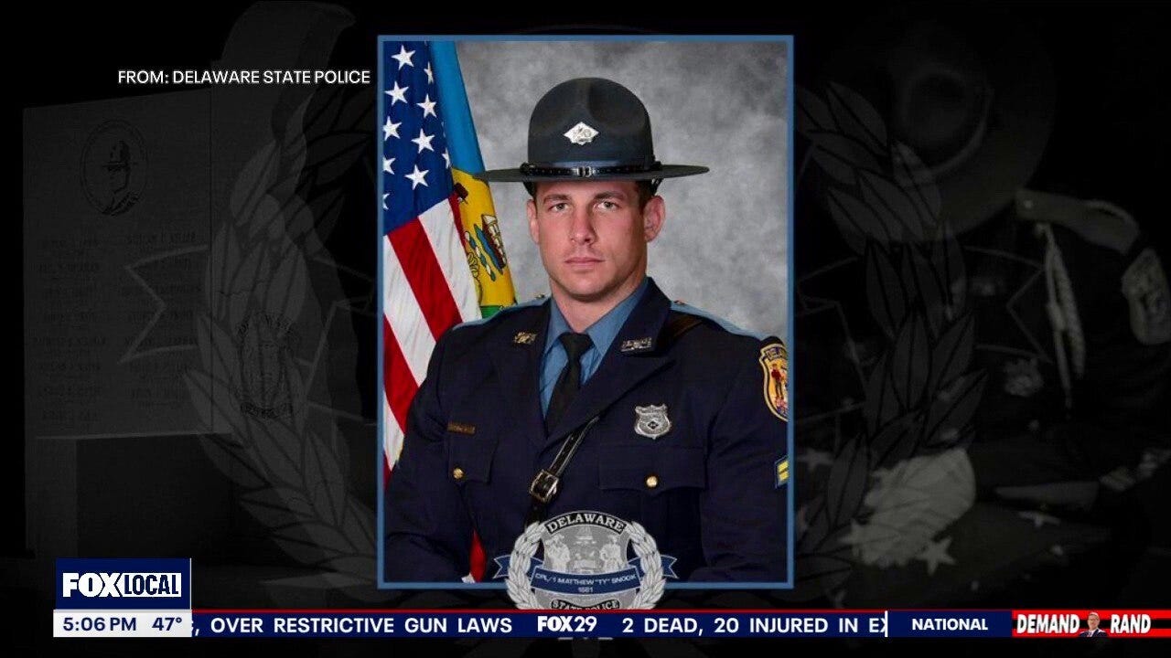 Delaware trooper killed at Wilmington DMV remembered as hero
