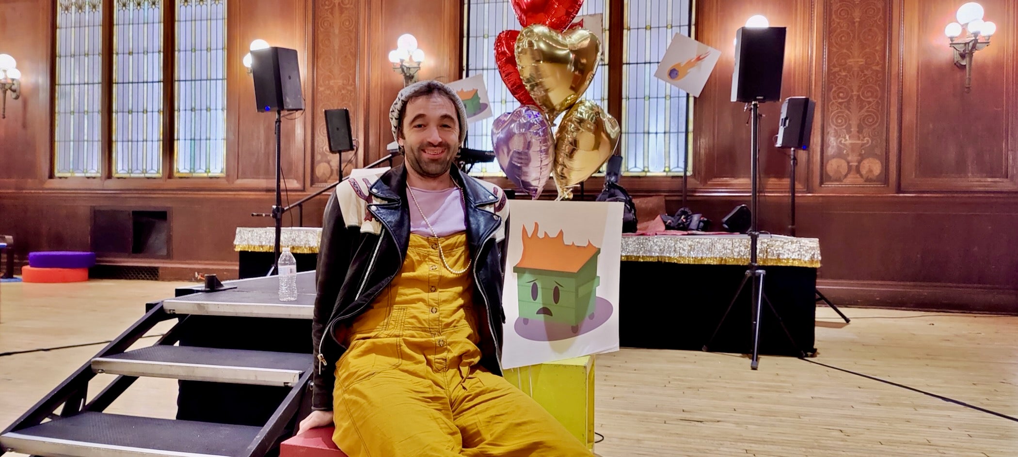 Rose Jarboe looks on