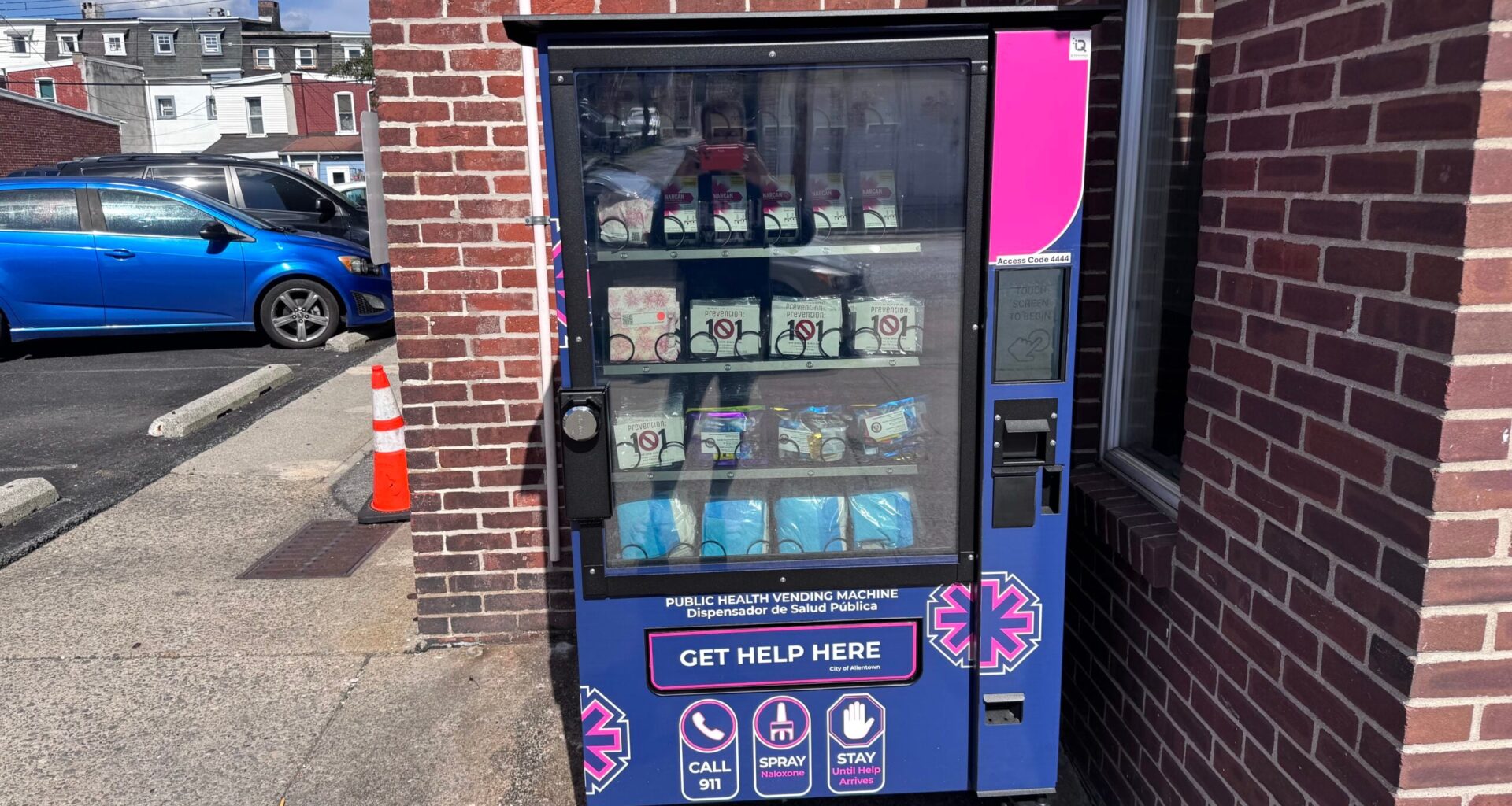 city of allentown pa public health vending machine