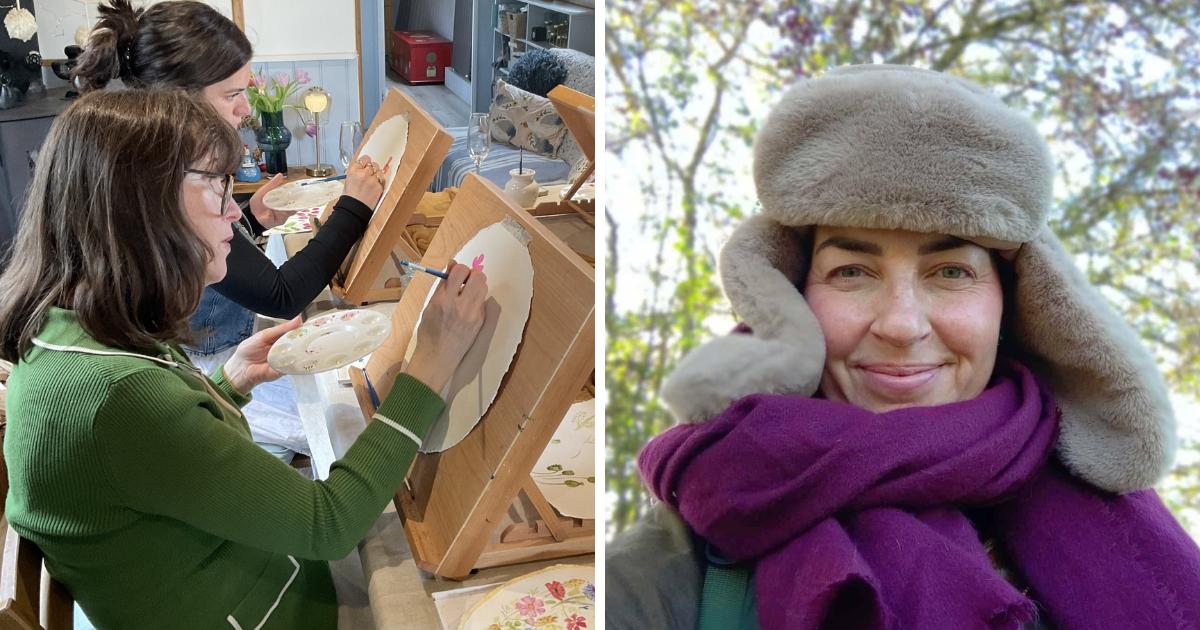 West Berkshire woman left city to run art classes on boat