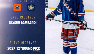 RELEASE: Otters Acquire Forward Ulysses Lombardi for Pick
