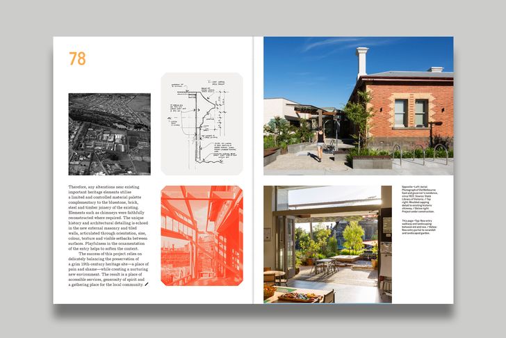 Spread from Adapt: Designing New Lives for Old Buildings by Hannah Lewi and Cameron Logan.