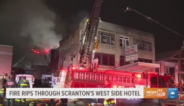 6 hurt, more than two dozen displaced after fire in Scranton