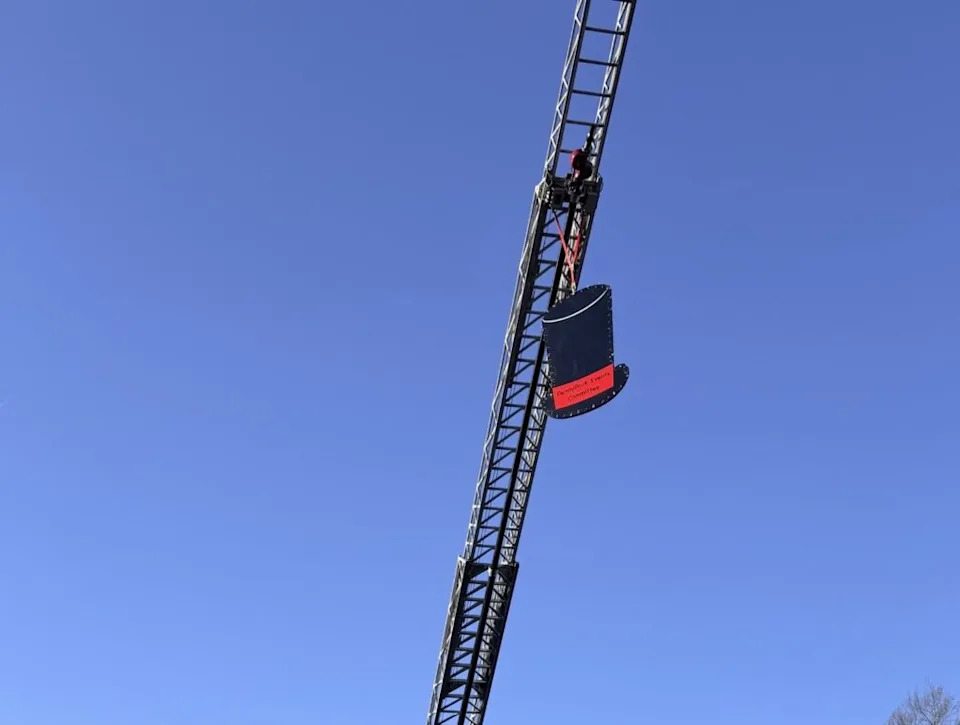 Hatsboro’s New Year’s Eve celebration will include an inaugural hat drop. (Photo courtesy of Robert Jacobus, administrative assistant, events, Borough of Hatsboro)