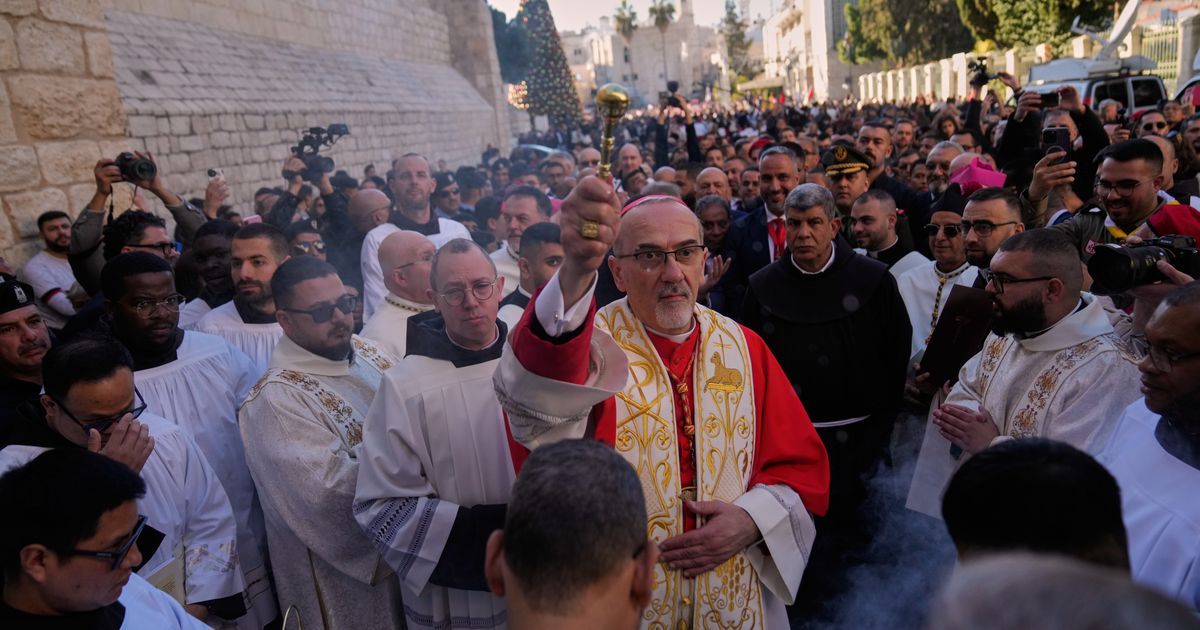 Thousands flock to Bethlehem to revive Christmas spirit after 2 years of war in Gaza :: WRAL.com