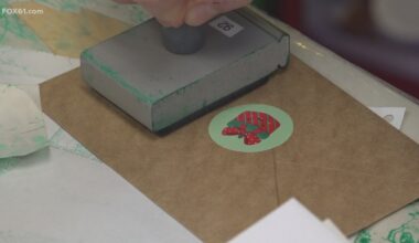 Bethlehem's post office draws thousands for unique Christmas card stamps