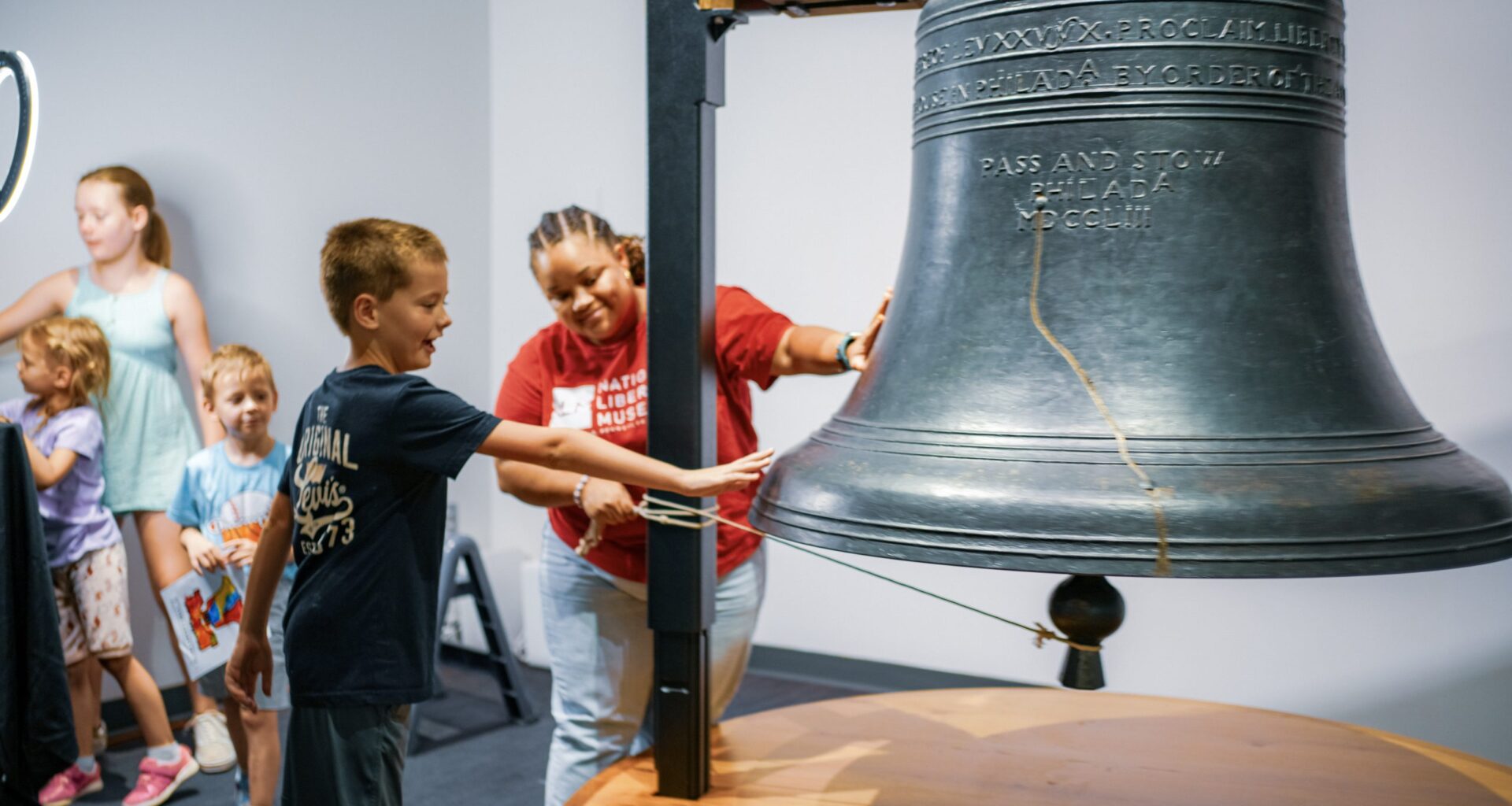 Ring in the New Year with a 2,000-pound Liberty Bell twin at Cherry Street Pier