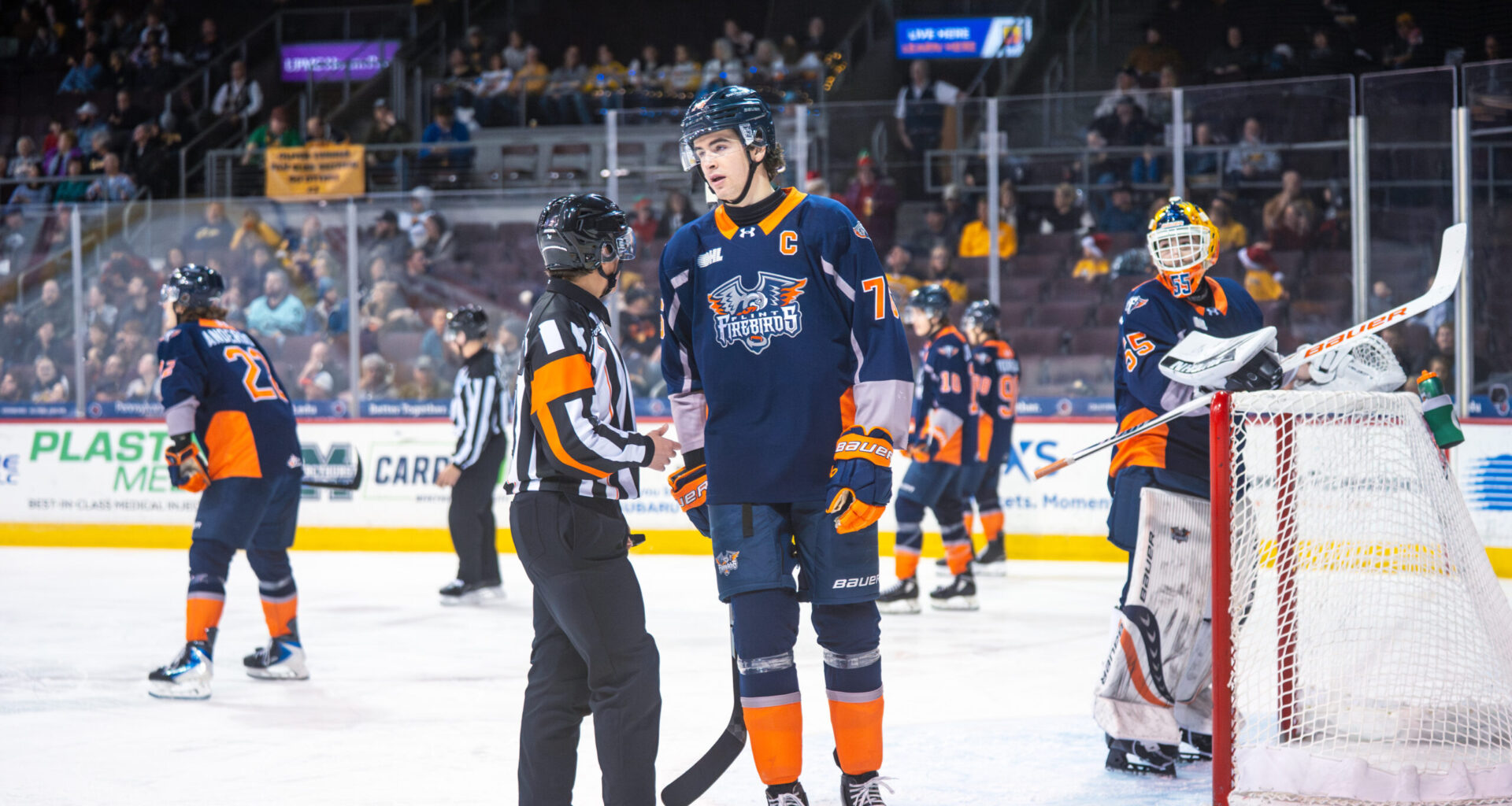 Firebirds Head Into Holiday Break With 5-3 Win Over Erie