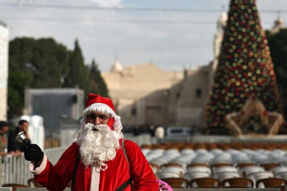Bethlehem shines ahead of Christmas for the first time since the start of the Gaza war