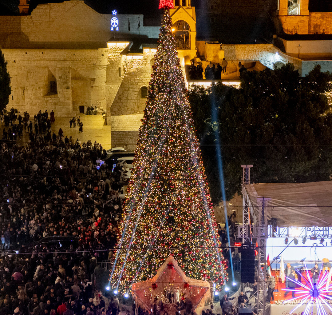 DW News. . Bethlehem lit its Christmas tree in the Nativity Square for the first time in two years, as residents prayed for peace in the region and hoped the city would once again attract pilgrims and tourists. - facebook.com