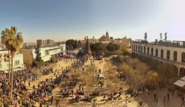CHRISTMAS AT ITS CRADLE ❤️💚 Photos show a view of Bethlehem on Wednesday, just hours before Christmas Day. Bethlehem is traditionally recognized as the birthplace of Jesus Christ and holds deep significance in the Christian faith. (Screenshots/Reu - facebook.com