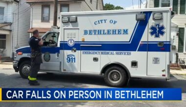 Northampton Co. officials say a car fell on a person in Bethlehem | Bethelehm Area