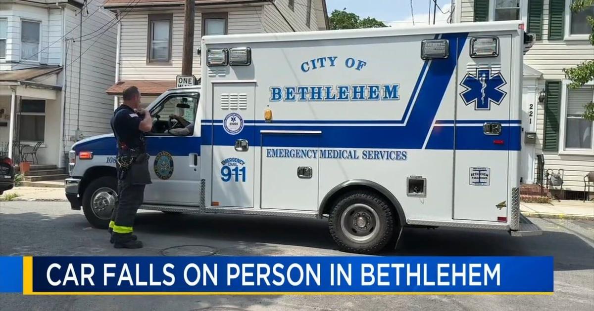 Northampton Co. officials say a car fell on a person in Bethlehem | Bethelehm Area