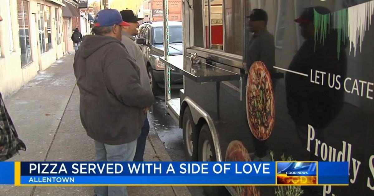 'Wanted to do something fun, something special': Business owner serves pizza to people at Allentown Rescue Mission | Good News