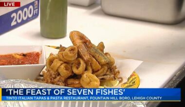 'This is like my passion': Fountain Hill restaurant keeping Italian culture alive, celebrates 'Feast of the Seven Fishes' | Bethelehm Area