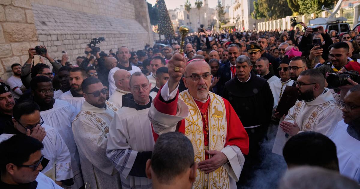 Faithful return to Bethlehem and Pope Leo XIV celebrates his first Christmas Eve Mass at St. Peter's | Faith