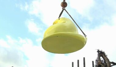 Families celebrate the new year with a giant Peep in Bethlehem | Bethlehem Area