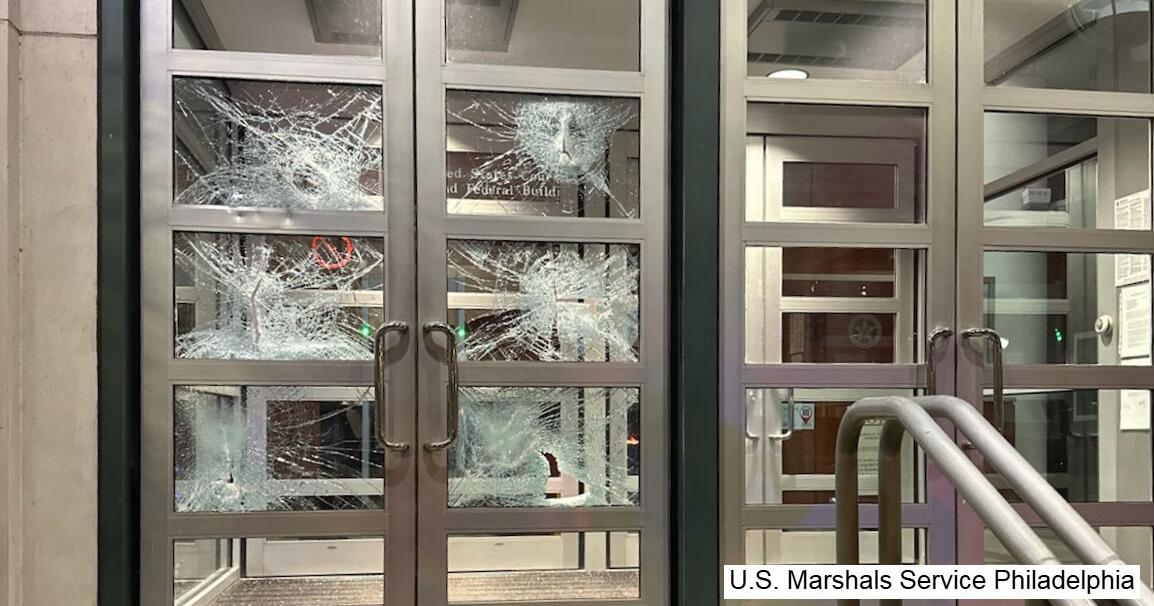 Man accused of vandalizing federal courthouse in Allentown | Allentown Area