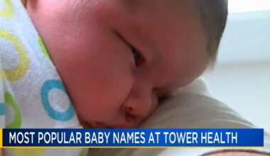 Tower Health reveals top baby names for 2025 | Berks Regional News