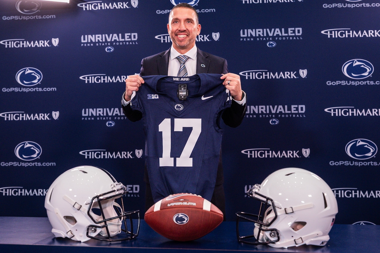 New Penn State coach Matt Campbell is introduced