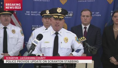 2 killed, 1 hospitalized, suspect in custody after stabbing in Scranton, police say