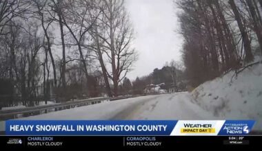 Snow blankets Washington County, residents dig out as more on the way