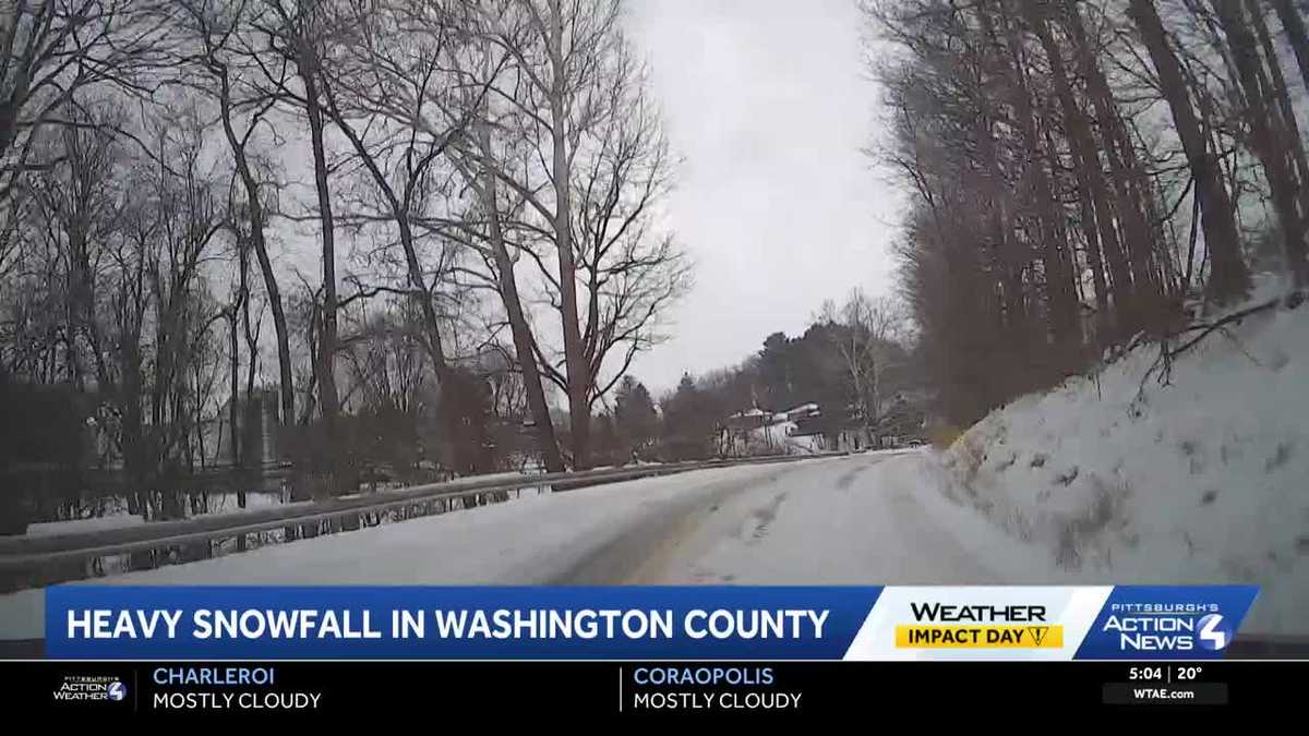 Snow blankets Washington County, residents dig out as more on the way