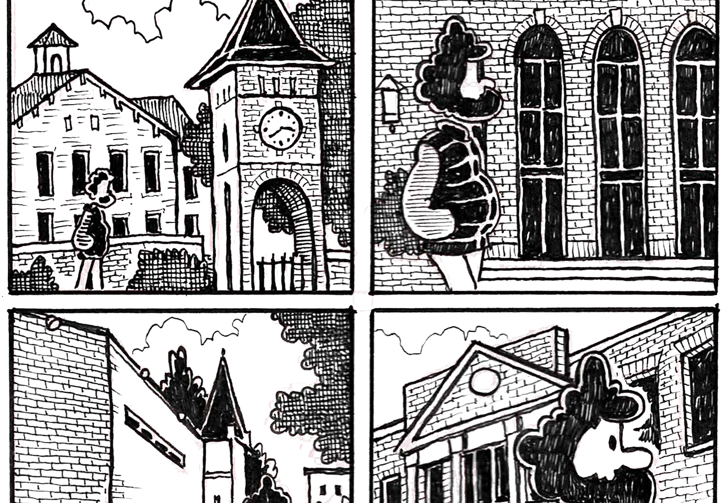 Walking on Campus - Erie Reader