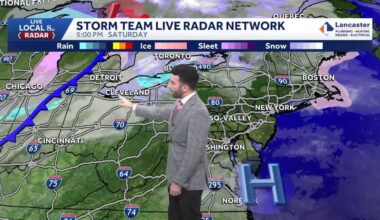 Much calmer, dry and cooler this weekend across south-central Pennsylvania