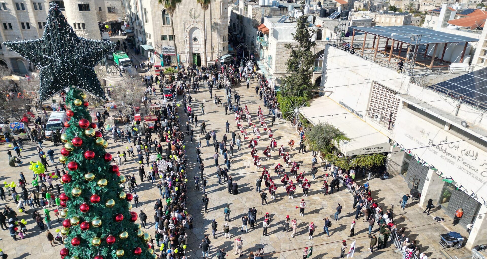 Bethlehem sees full Christmas revelry for first time since outbreak of Gaza war