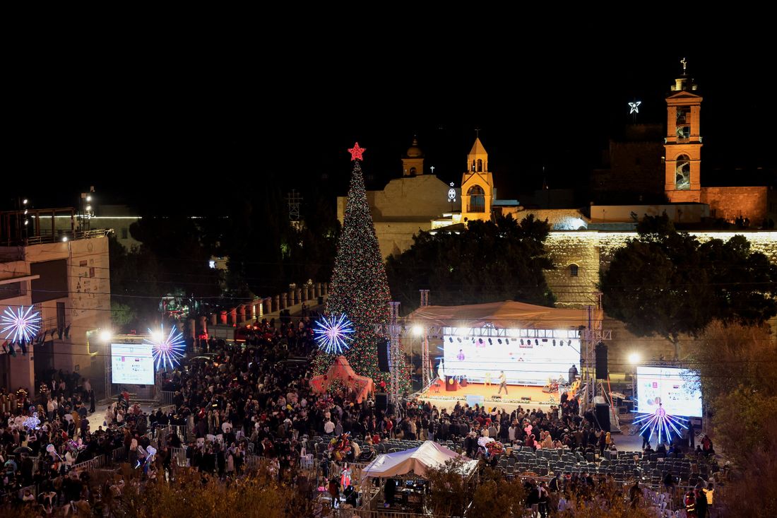 As Christmas lights return to Bethlehem, Palestinians look for hope