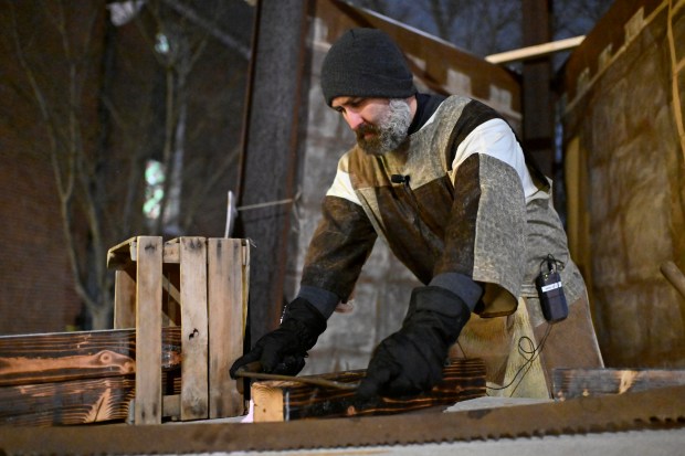 Will Somers plays Joseph during "A Night in Bethlehem" at Westminster United Methodist Church. (Thomas Walker/Freelance)