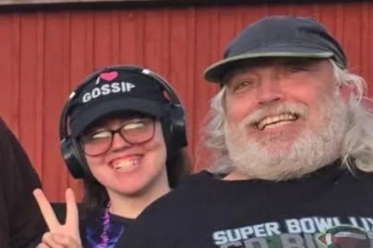 Daniele Grovola and her father, John. The 23-year-old was allegedly murdered by her mother on Dec. 23 at their family home in Upper Darby Township.