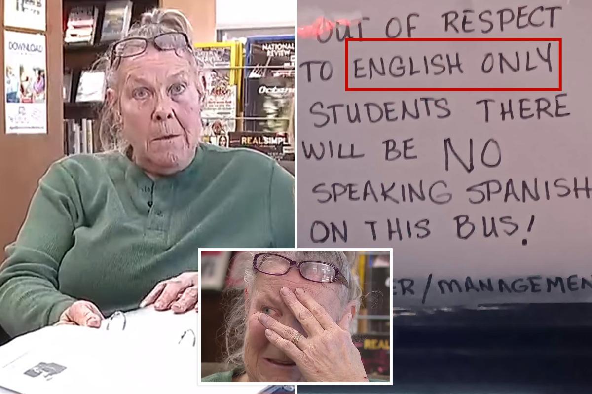 Pennsylvania school bus driver fired for posting shocking sign banning Spanish speaks out