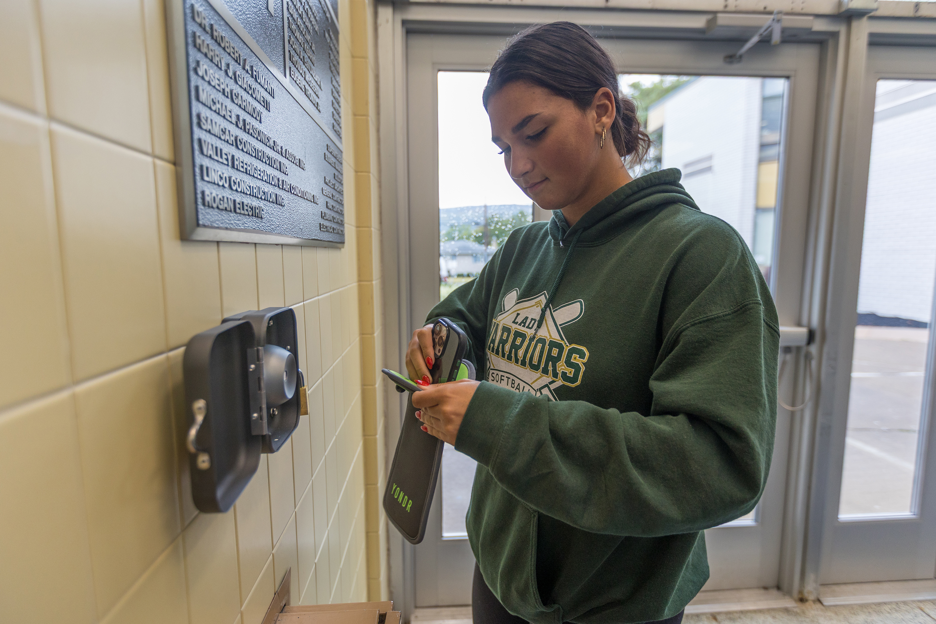 Ameriana Walker, senior student council vice president at Wyoming Area,...