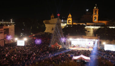 Christmas lights return to Bethlehem after a two-year hiatus