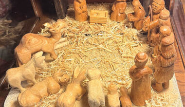 Bethlehem woodcarver’s Nativity is on display – The Taylorsville Times