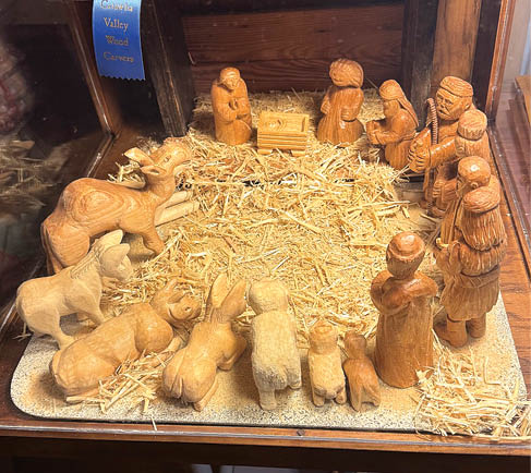 Bethlehem woodcarver’s Nativity is on display – The Taylorsville Times